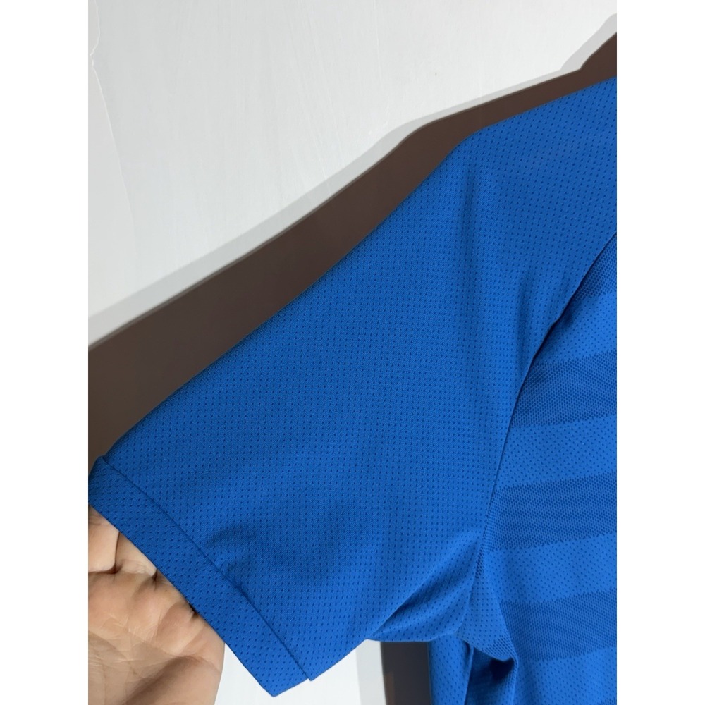Nike Zonal Cooling Nike Golf Polo Mens Size Medium Blue - Picture 2 of 9